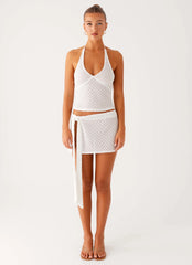 Bernie Halter Top - Ivory