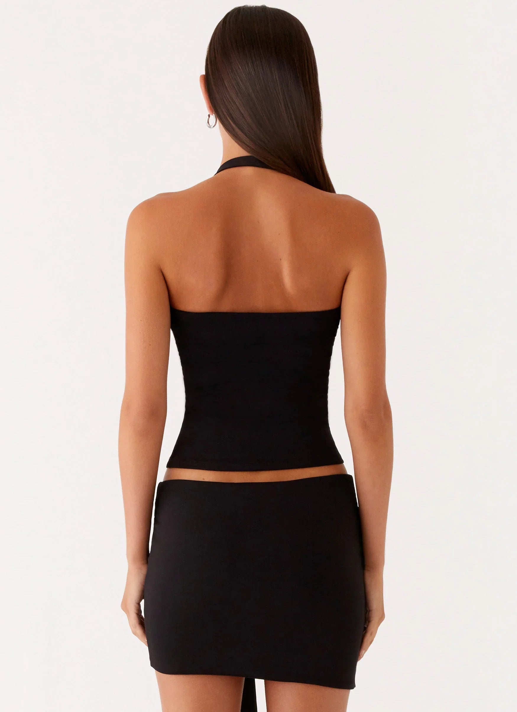 Lucent Mini Skirt - Black