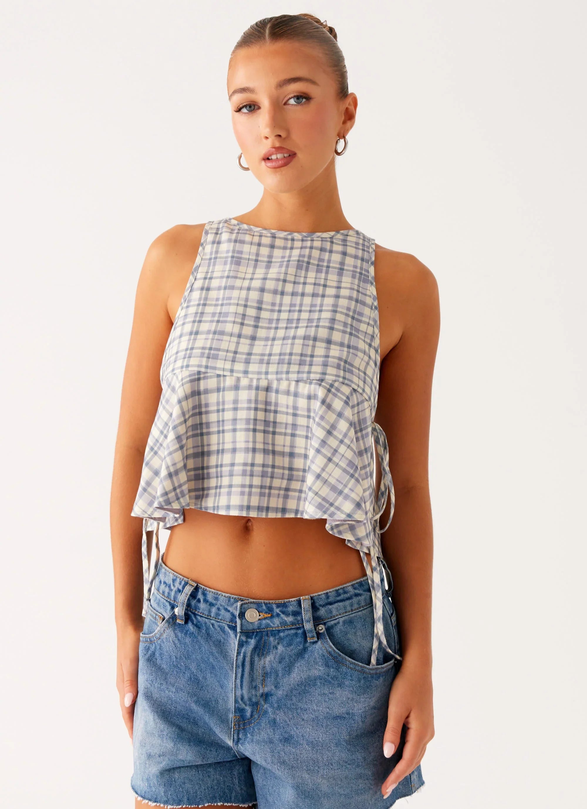 Osborne Halter Top - Check