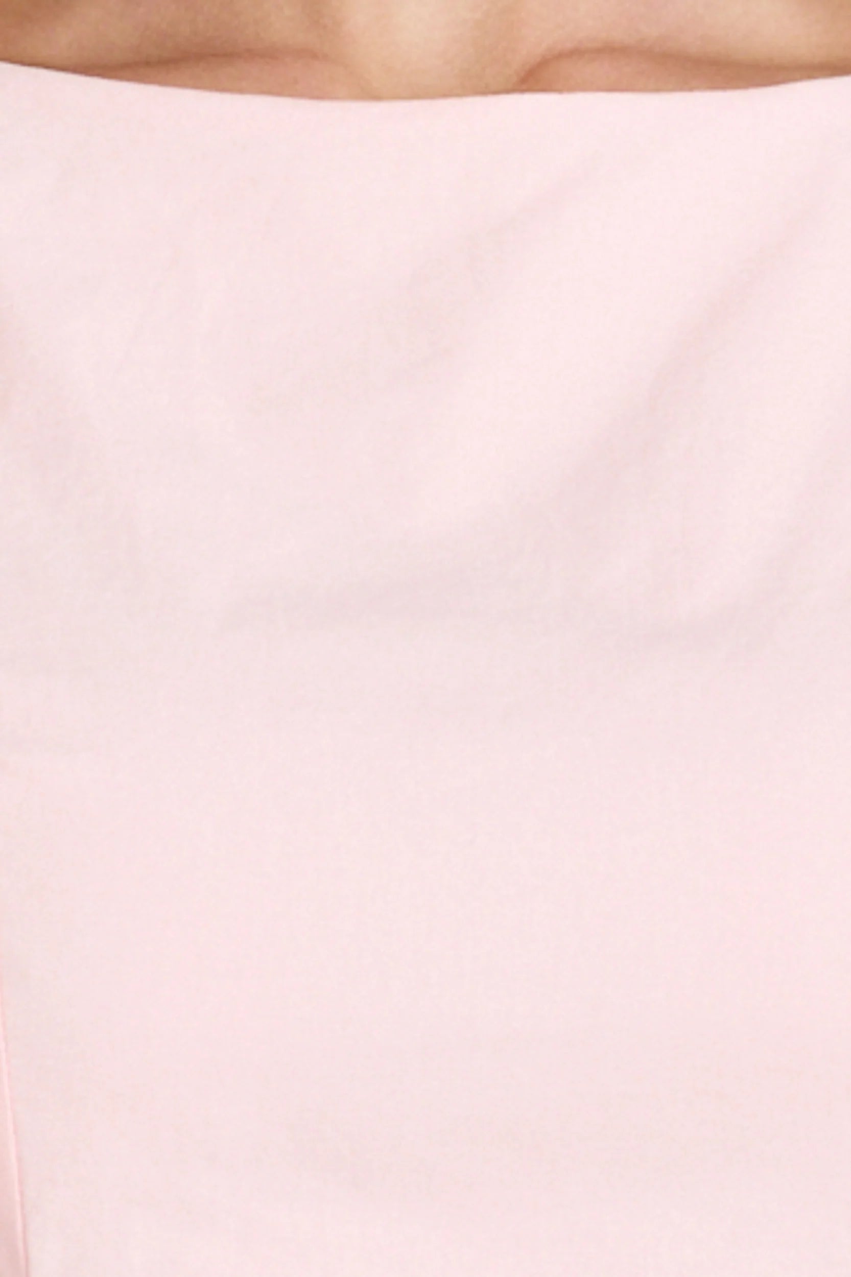 Casina Midi Dress - Boat Neck Tie Back Fit And Flare Dress in Pale Pink